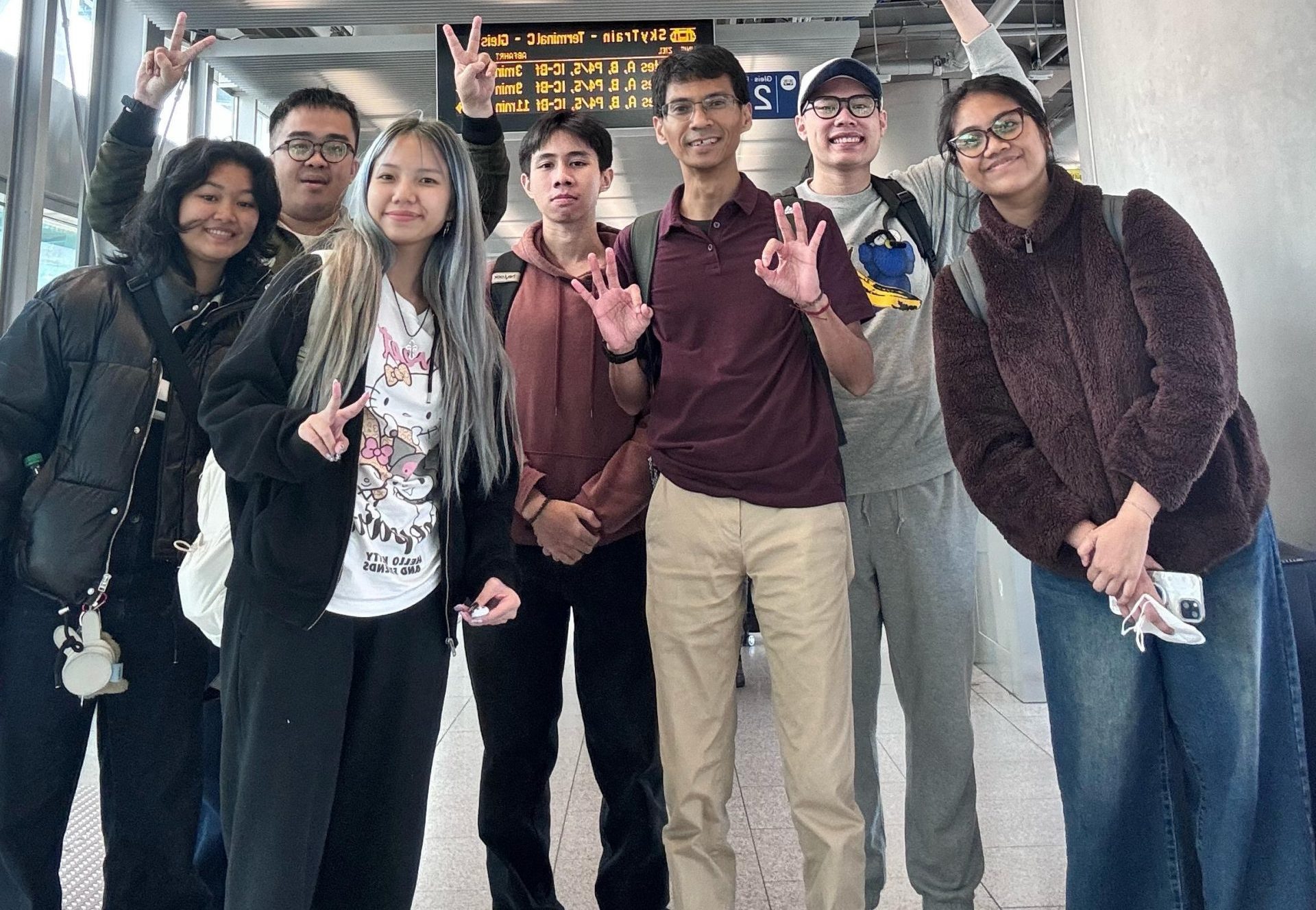 Team Indonesia arriving at Düsseldorf Airport, Germany on Sunday 27/04/2025